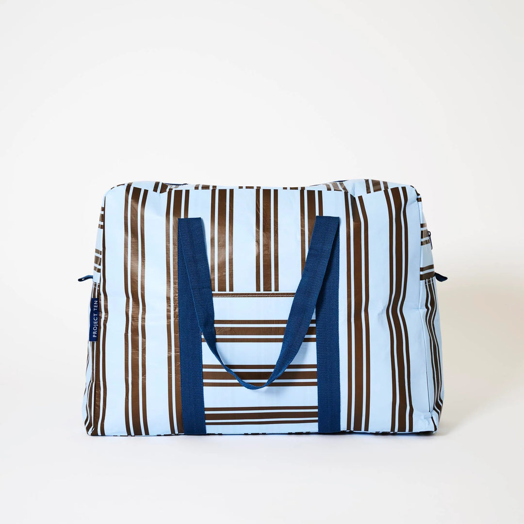 Overnight Bag: Oxford Stripe