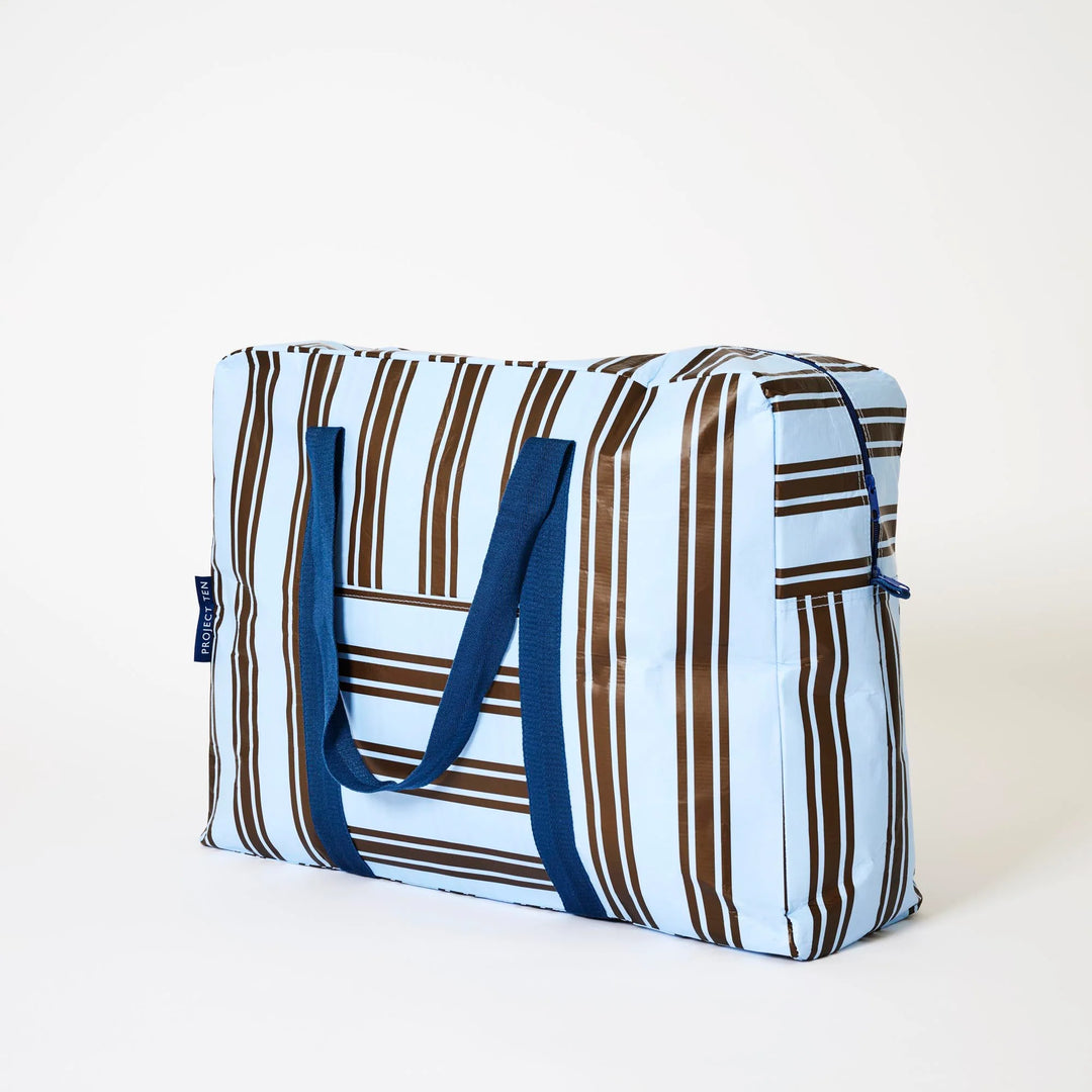 Overnight Bag: Oxford Stripe