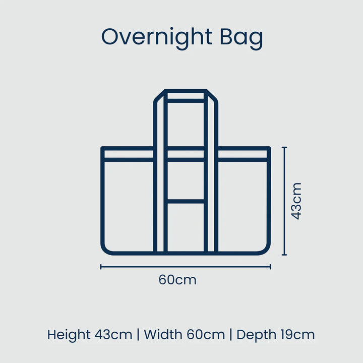 Overnight Bag: Oxford Stripe