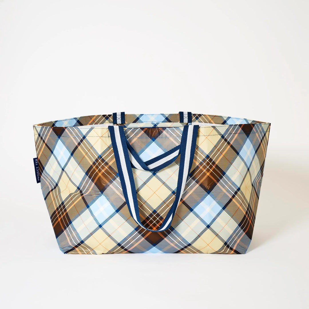 Oversized Tote: Country Plaid