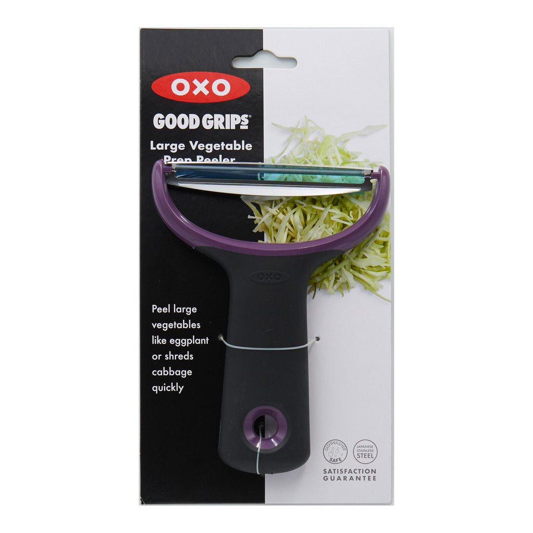 OXO Good Grips large vegetable peeler packaging on a white background