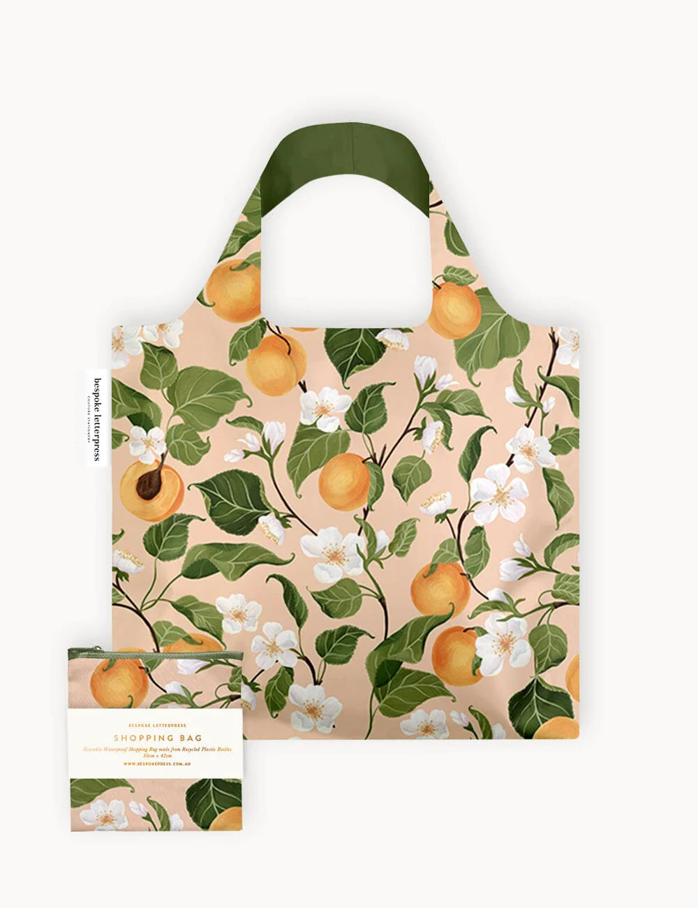 Bespoke Peaches Reusable Shopping Bag