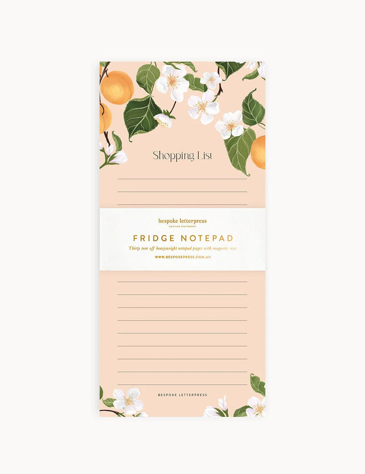 Bespoke Peaches Shopping List