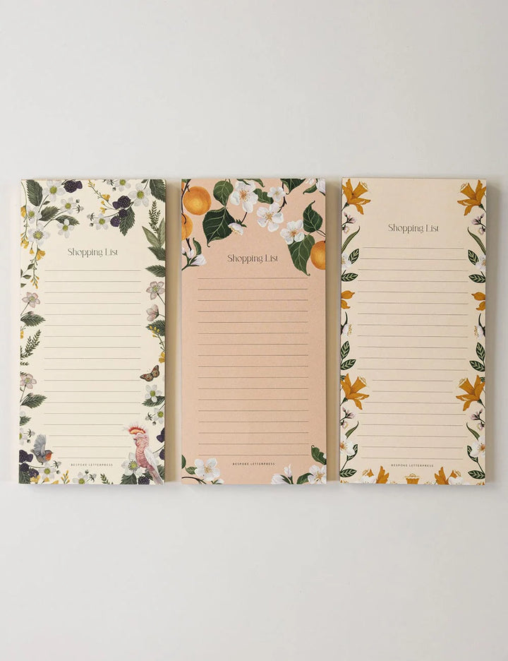 Bespoke Peaches Shopping List