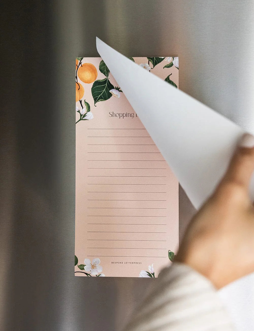 Bespoke Peaches Shopping List