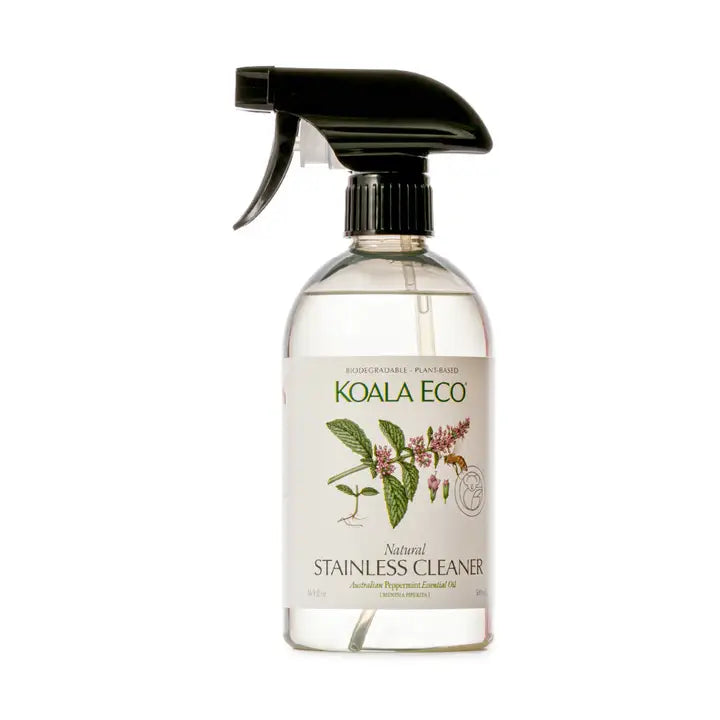 Koala Eco natural stainless cleaner bottle on a white background