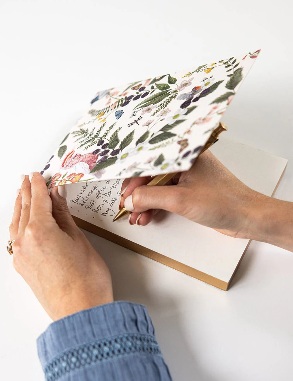 Bespoke Pink Cockatoo Notepad Jotter