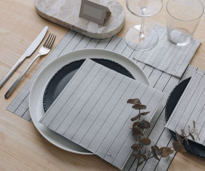 Pinstripe Lunch Napkins