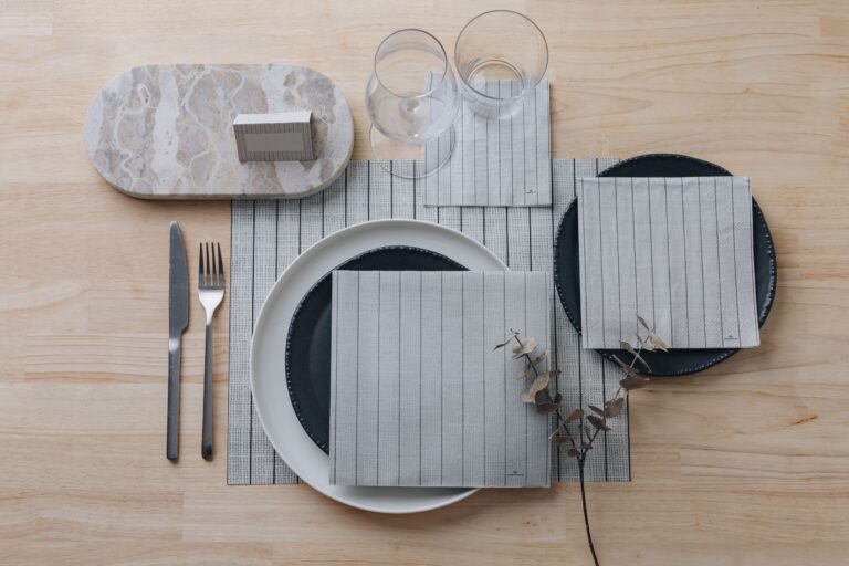 Pinstripe Lunch Napkins
