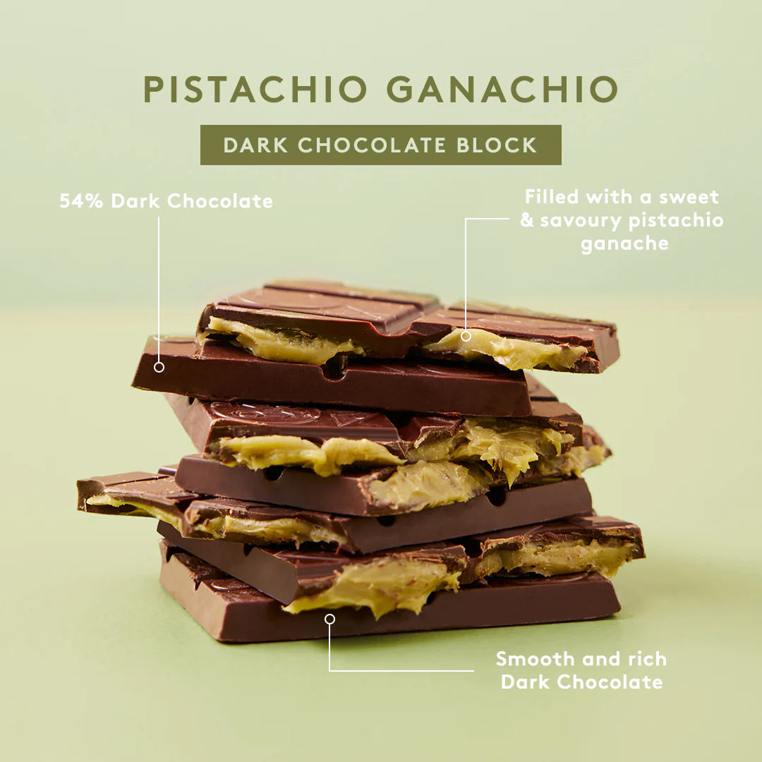 Koko Black Pistachio Ganachio Block 80gm