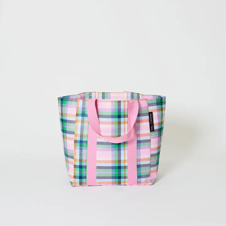 Shopper Tote: Plaid