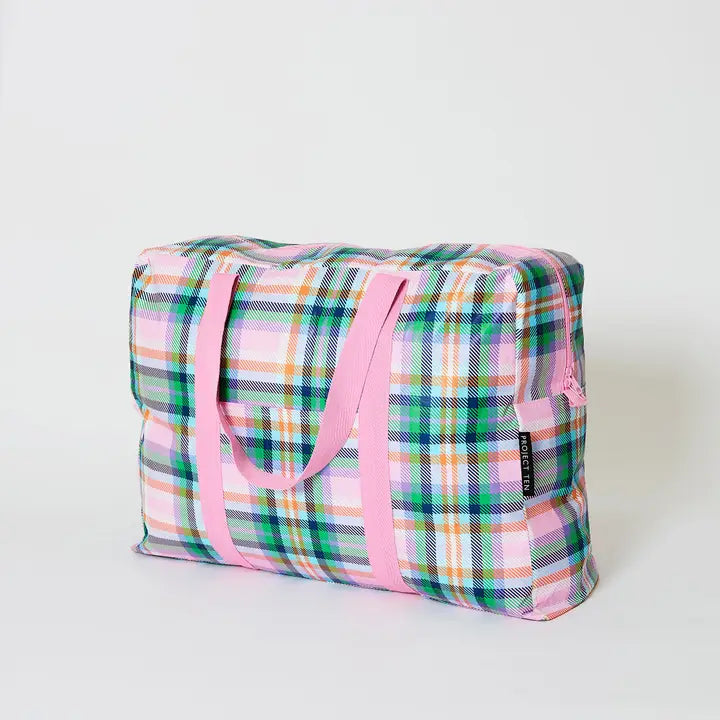 Overnight Bag: Plaid