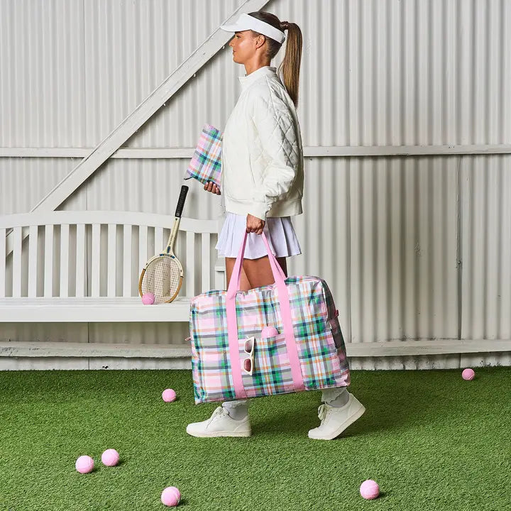 Overnight Bag: Plaid