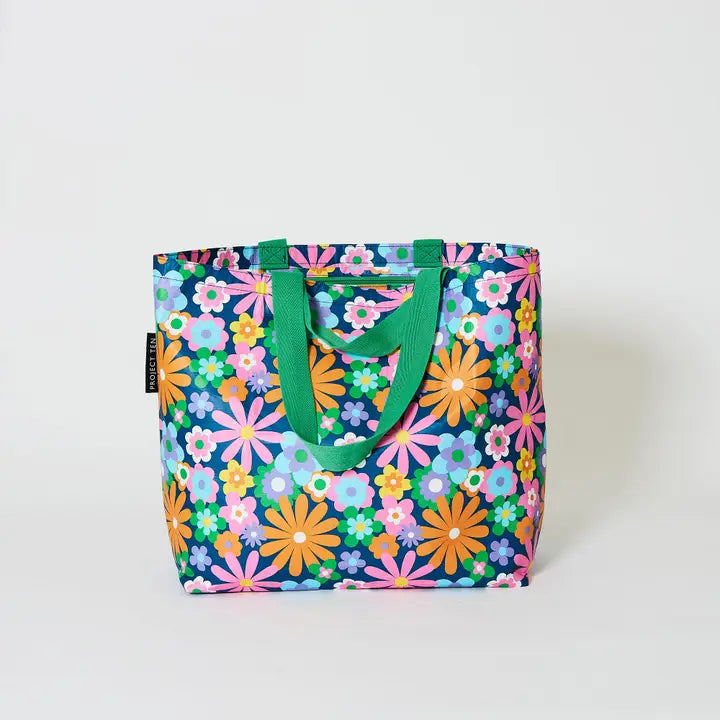 Medium Tote: Pop Floral