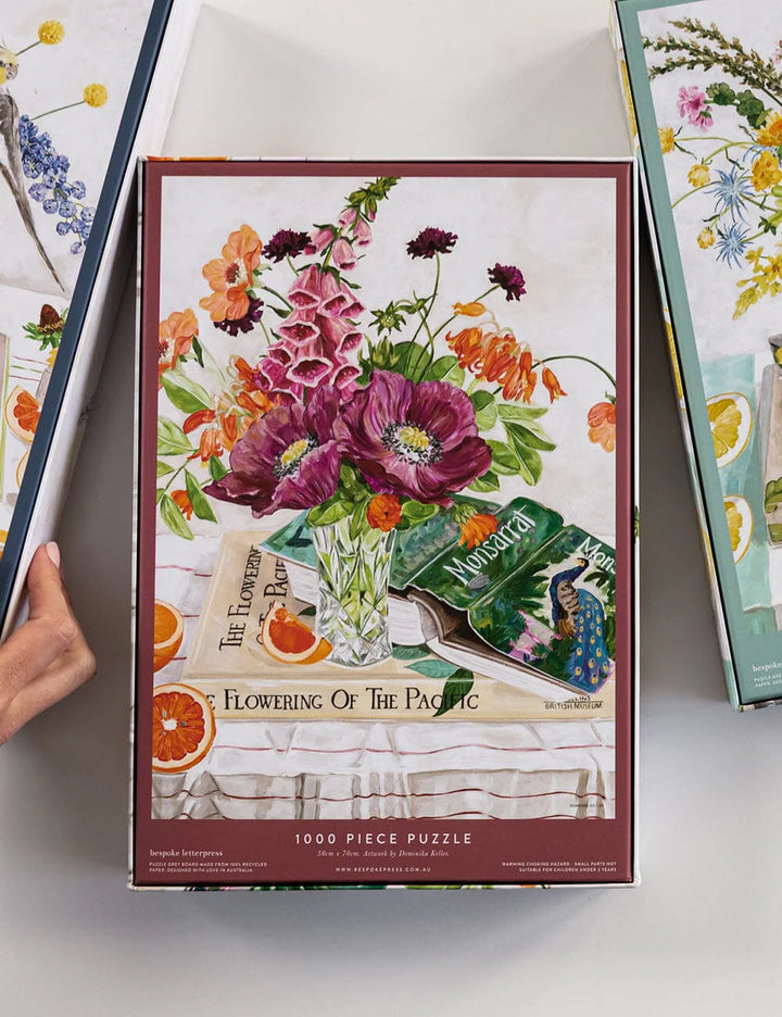 Bespoke Poppies & Foxglove Puzzle