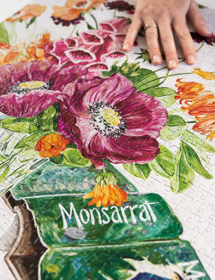 Bespoke Poppies & Foxglove Puzzle