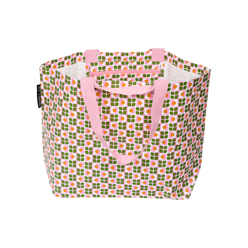 Medium Tote: Flower Field