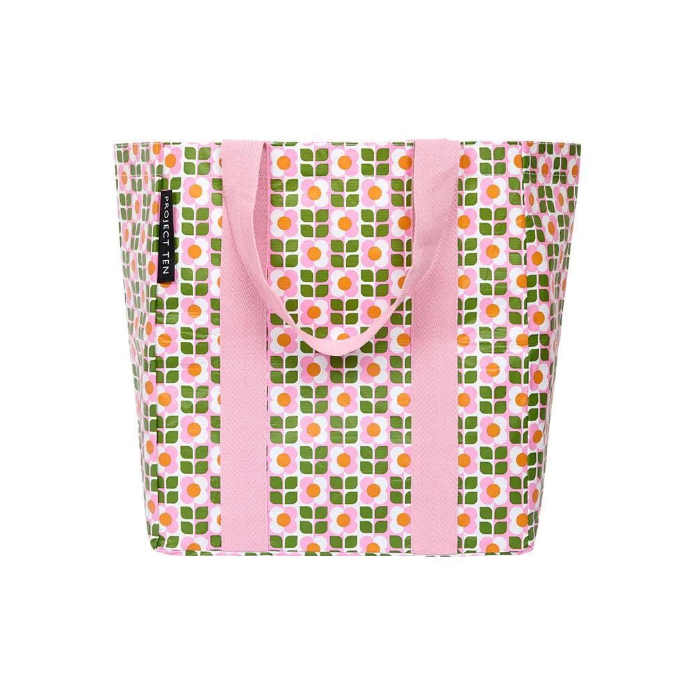 Shopper Tote: Flower Field