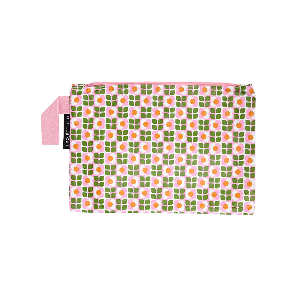 Project Ten Zip Pouch: Flower Field