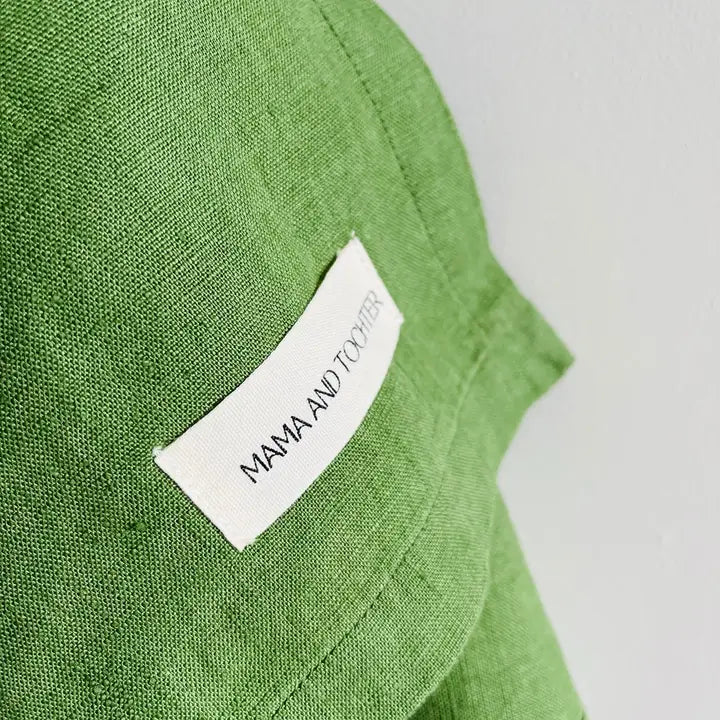 Mama &amp; Tochter French Linen Tea Towel: Celtic Green