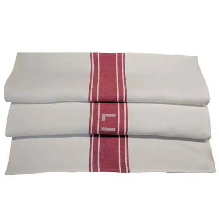 Red Irish Linen Tea Towel