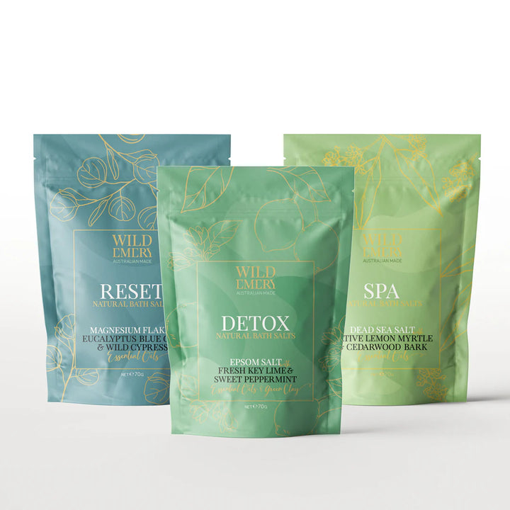 Wild Emery Bath Salts 3pk: Refreshing