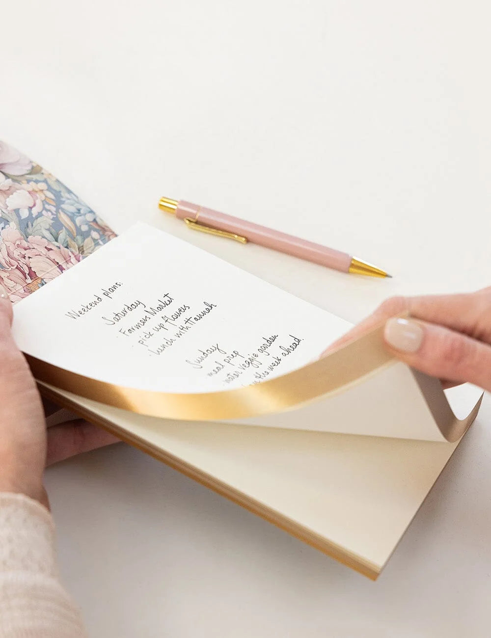 Regency Blooms Notepad Desktop Jotter