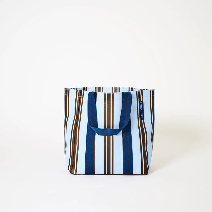 Shopper Tote: Oxford Stripe