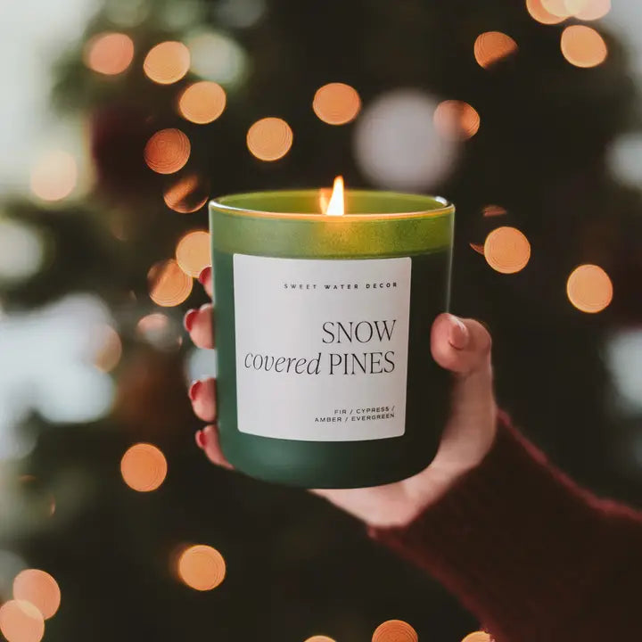 Snow Covered Pines Candle