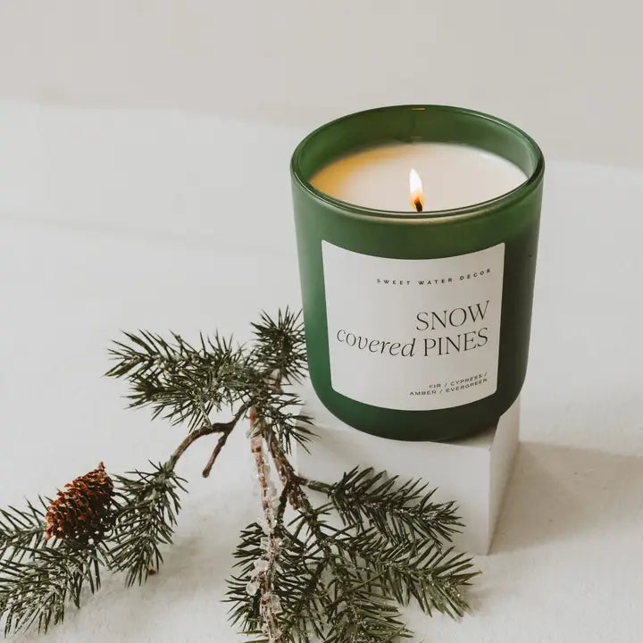 Snow Covered Pines Candle