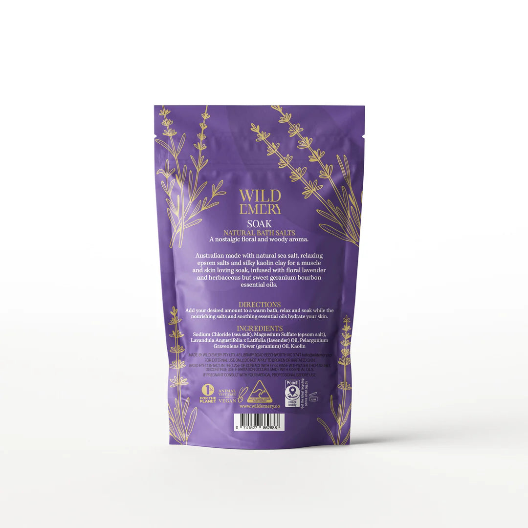 Wild Emery Bath Salts: Soak