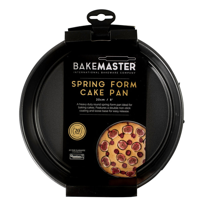 Bakemaster spring form cake pan packaging on a white background