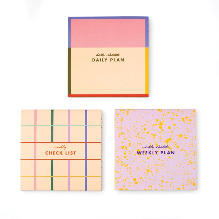 Sticky Note Memo Pads 3pk