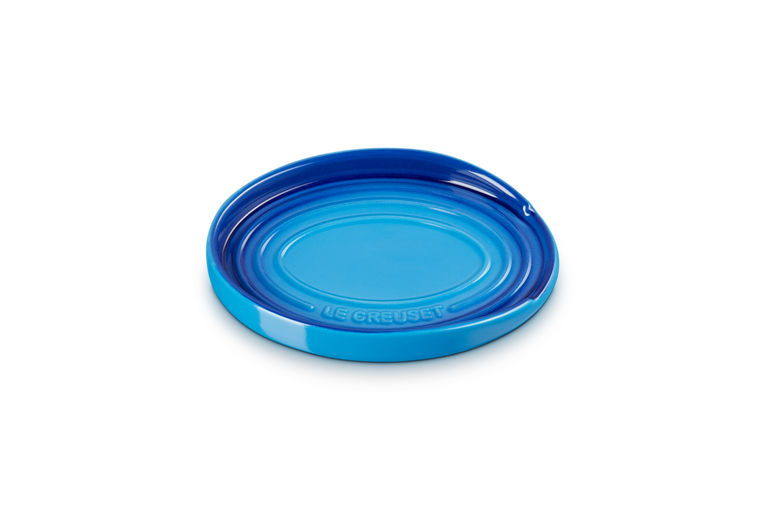 Le Creuset Oval Spoon Rest: Azure Blue