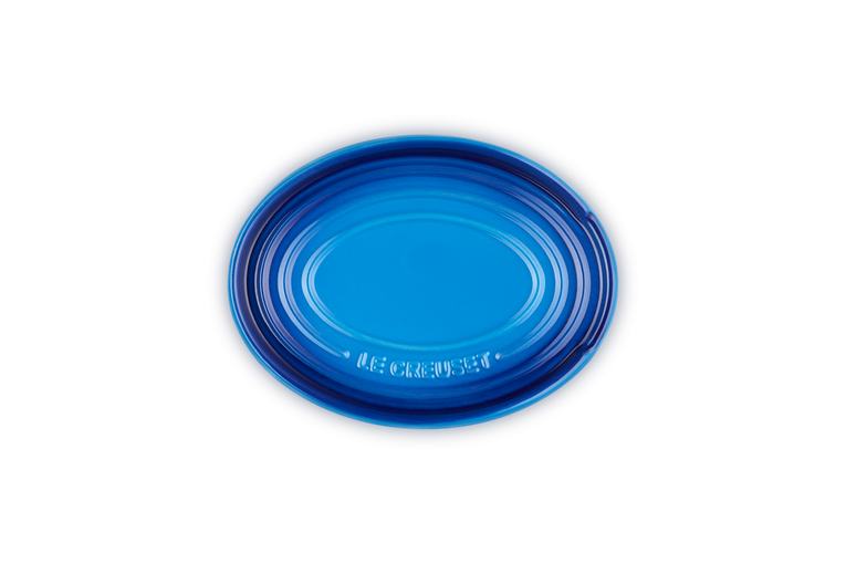Le Creuset Oval Spoon Rest: Azure Blue