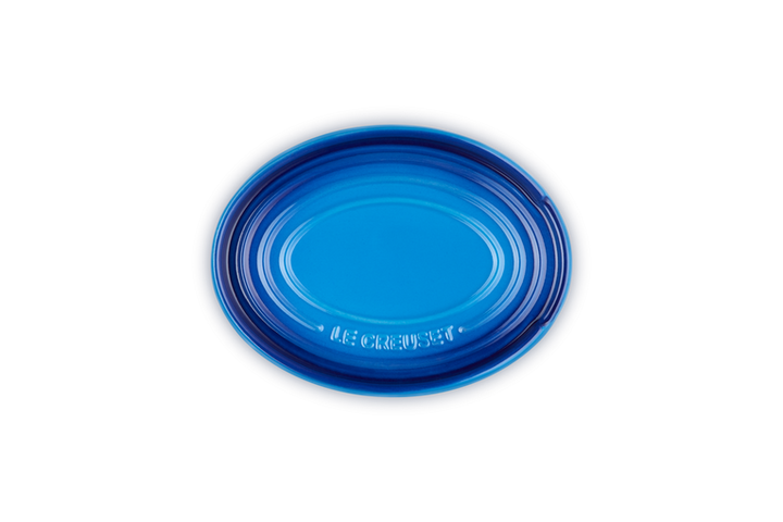 Le Creuset Oval Spoon Rest: Azure Blue
