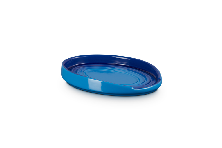 Le Creuset Oval Spoon Rest: Azure Blue