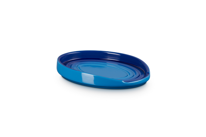 Le Creuset Oval Spoon Rest: Azure Blue