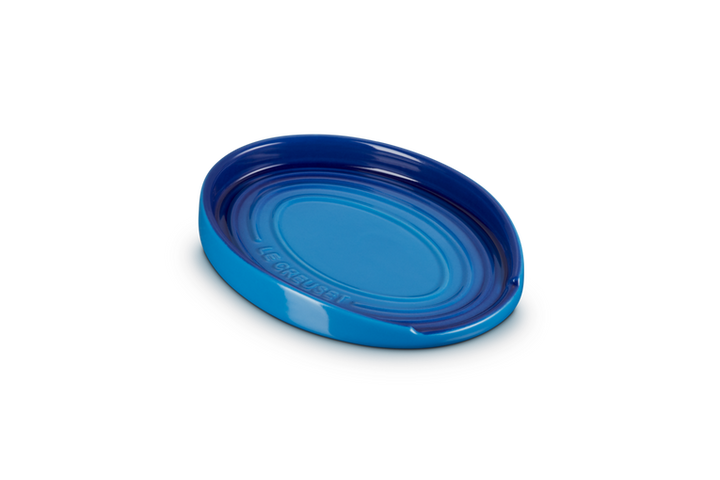 Le Creuset Oval Spoon Rest: Azure Blue