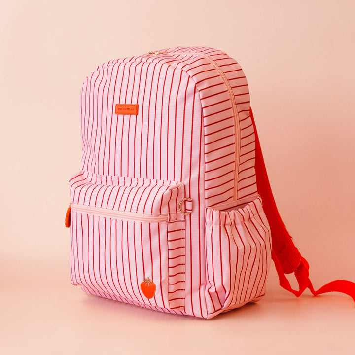 Fox & Fallow Strawberry Stripe Backpack *COMING SOON*