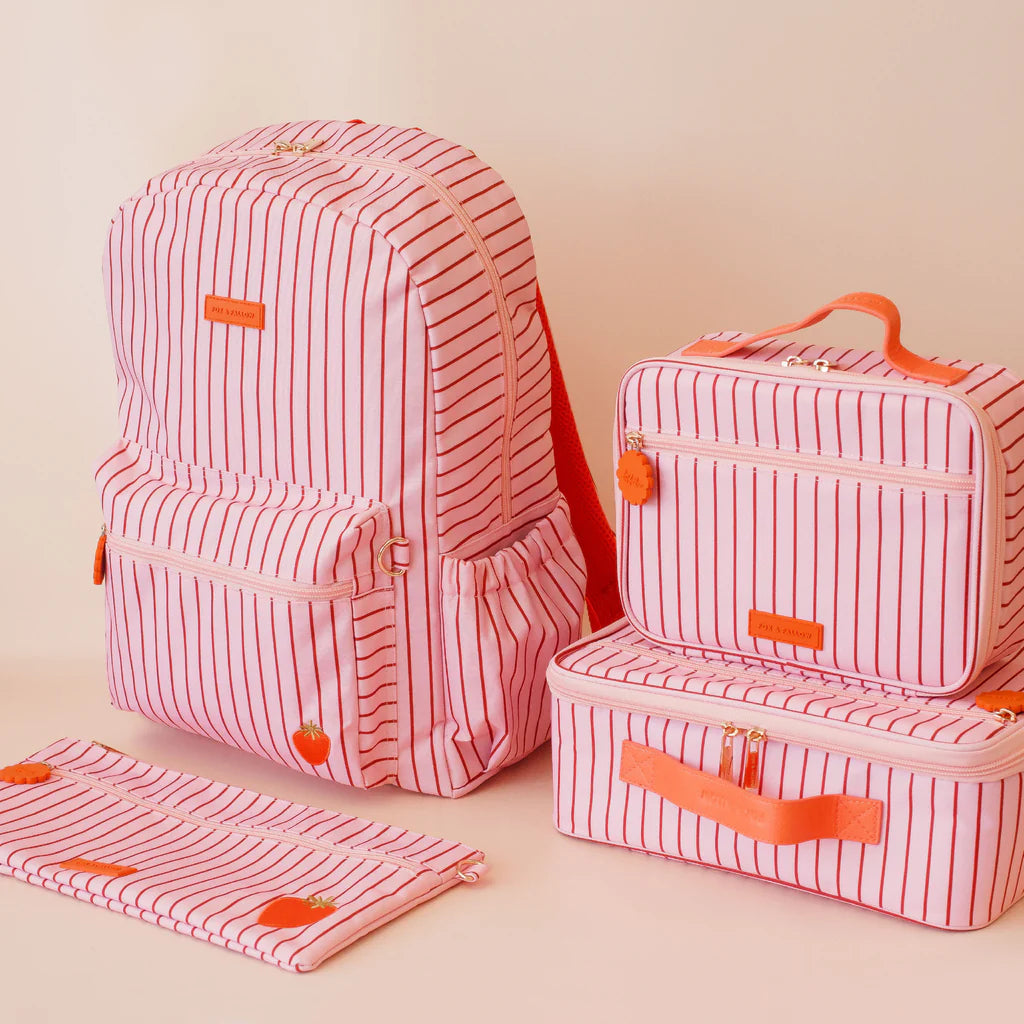 Fox & Fallow Strawberry Stripe Backpack *COMING SOON*