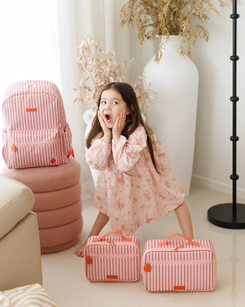 Fox & Fallow Strawberry Stripe Backpack *COMING SOON*