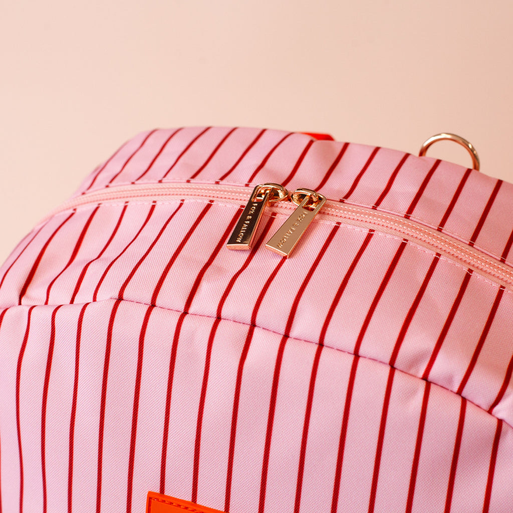 Fox & Fallow Strawberry Stripe Backpack *COMING SOON*