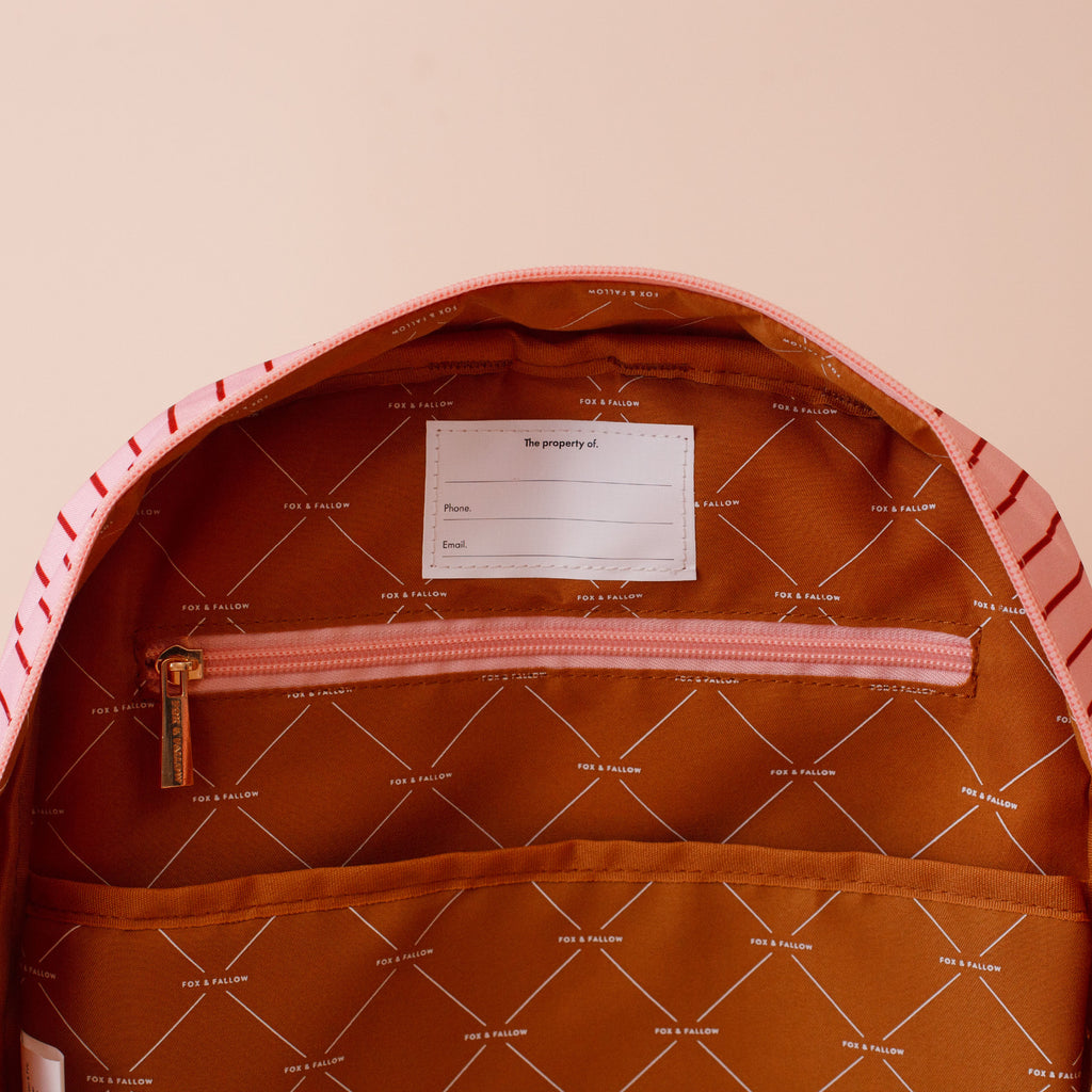 Fox & Fallow Strawberry Stripe Backpack *COMING SOON*