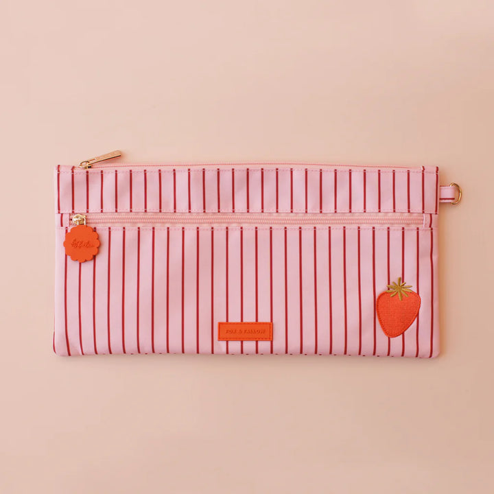 Fox & Fallow Strawberry Stripe Pencil Case *COMING SOON*