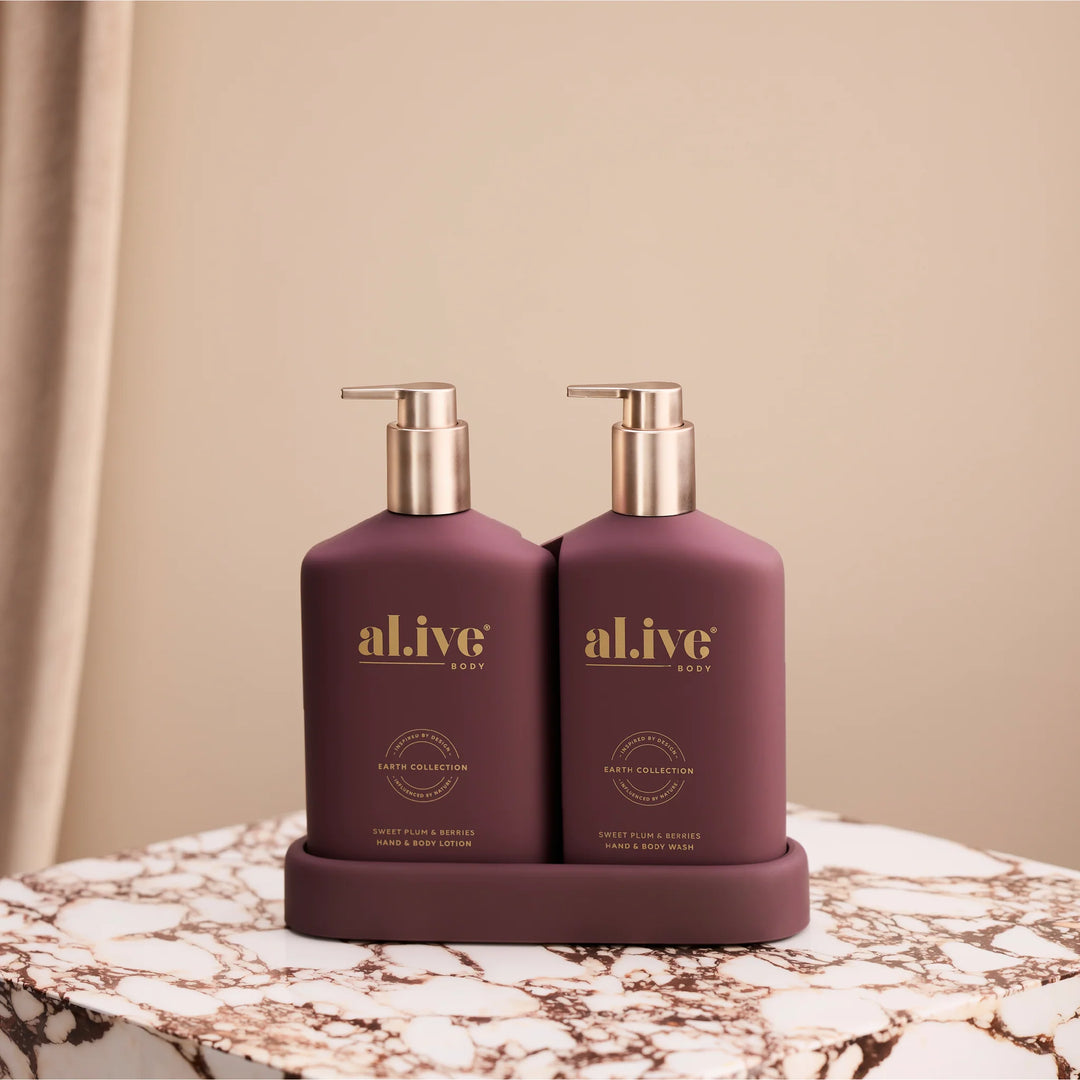 Al.ive Sweet Plum & Berries Wash & Lotion Duo