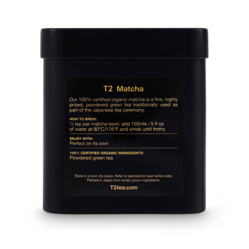 T2 100% Certified Organic Matcha Powder