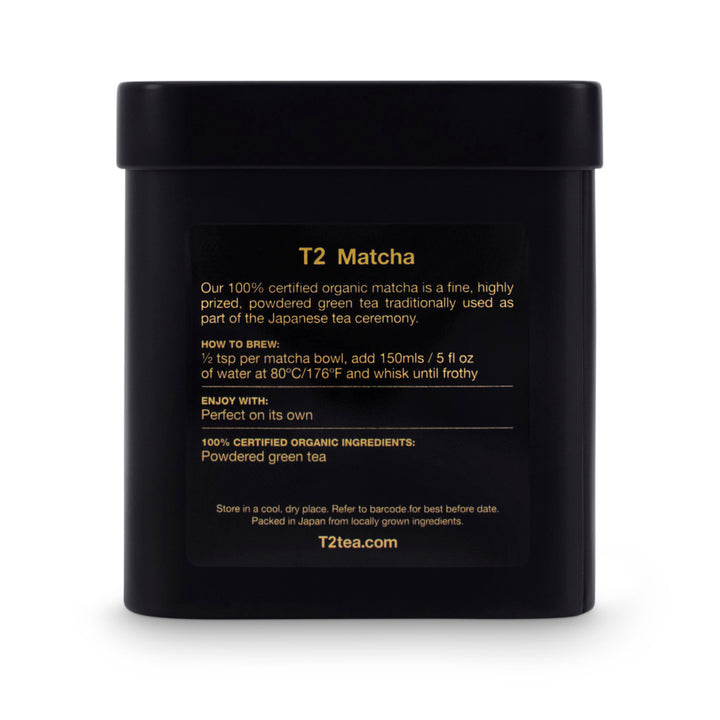 T2 100% Certified Organic Matcha Powder