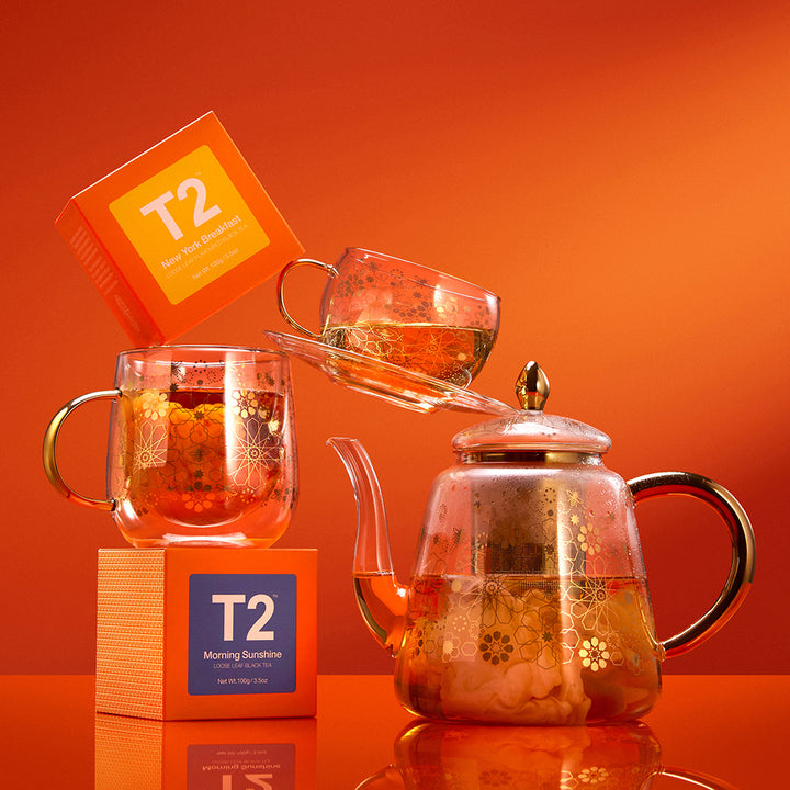 T2 Bee Moroccan Double Walled Mug