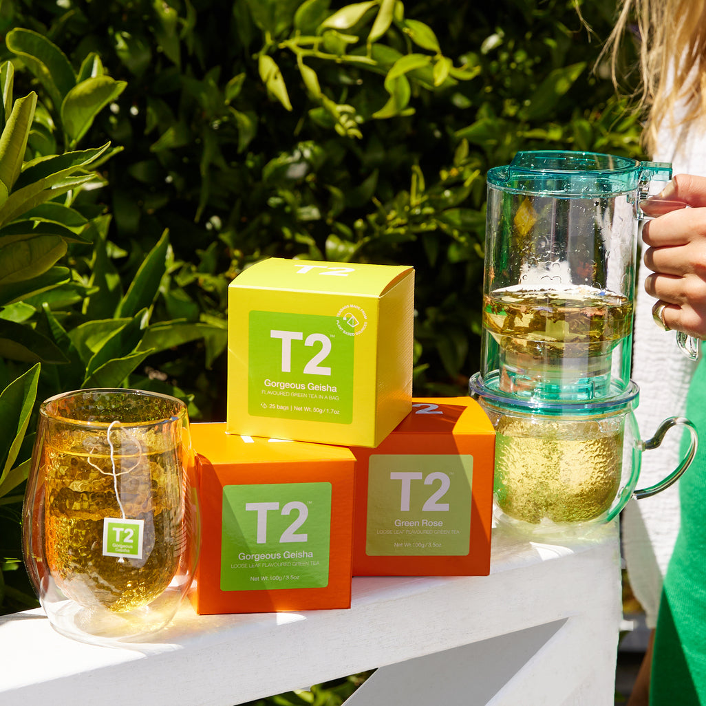 T2 Green Rose Loose Leaf